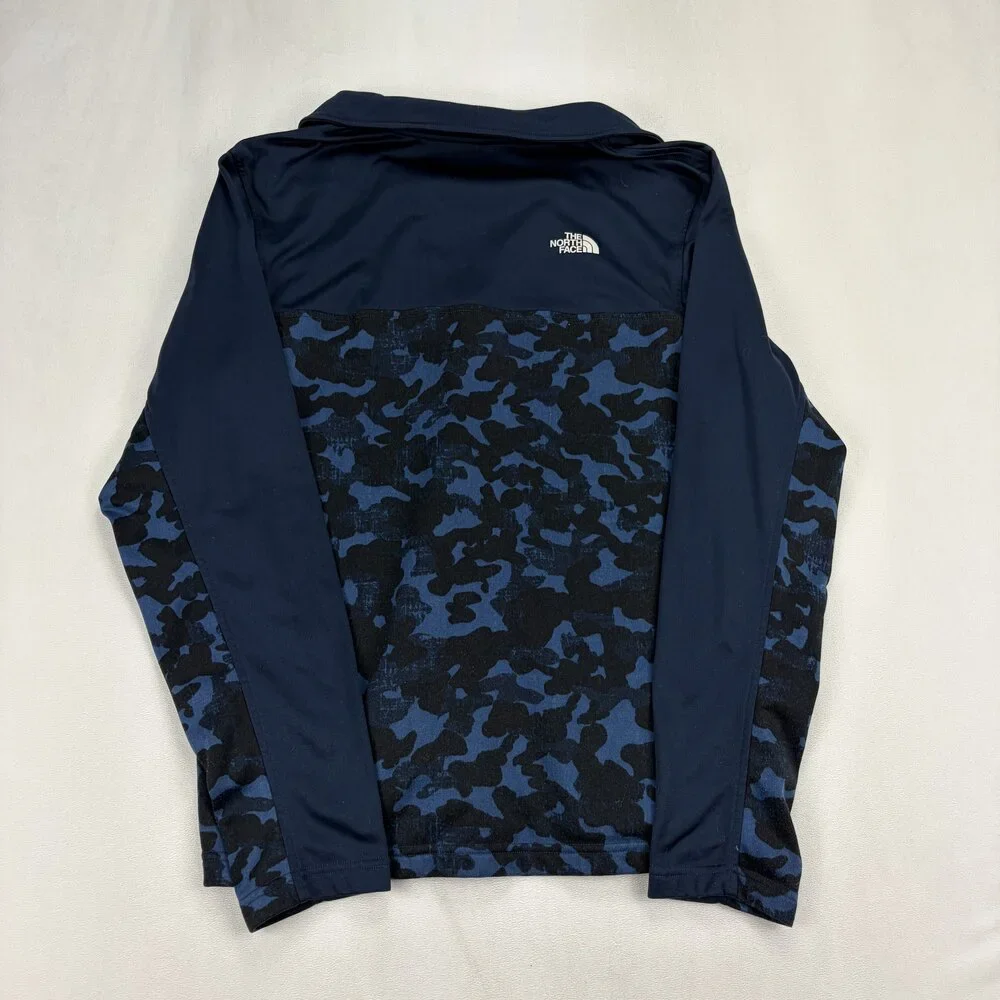 The North Face‎ Men's M Lightweight Half-Zip Shirt Jacket Navy Camo